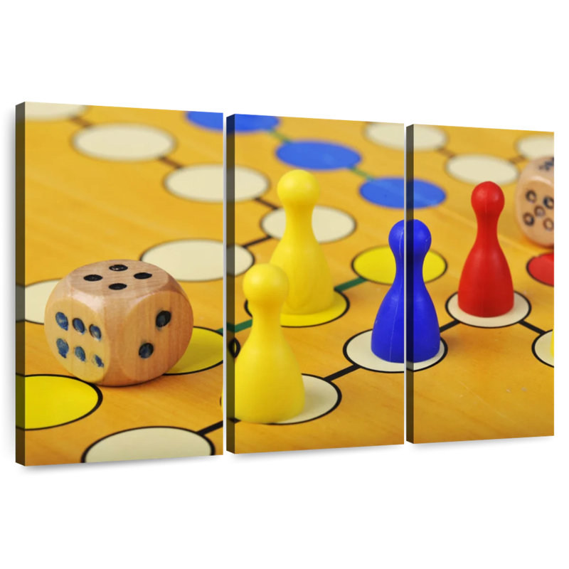 Senne Ludo Game, 28" H x 45" W