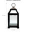 Lanterne de style classique en verre transparent et fer de 12 pouces de hauteur, cadeau idéal pour les fêtes, les mariages, les salons d'aromathérapie et de spa-254159687