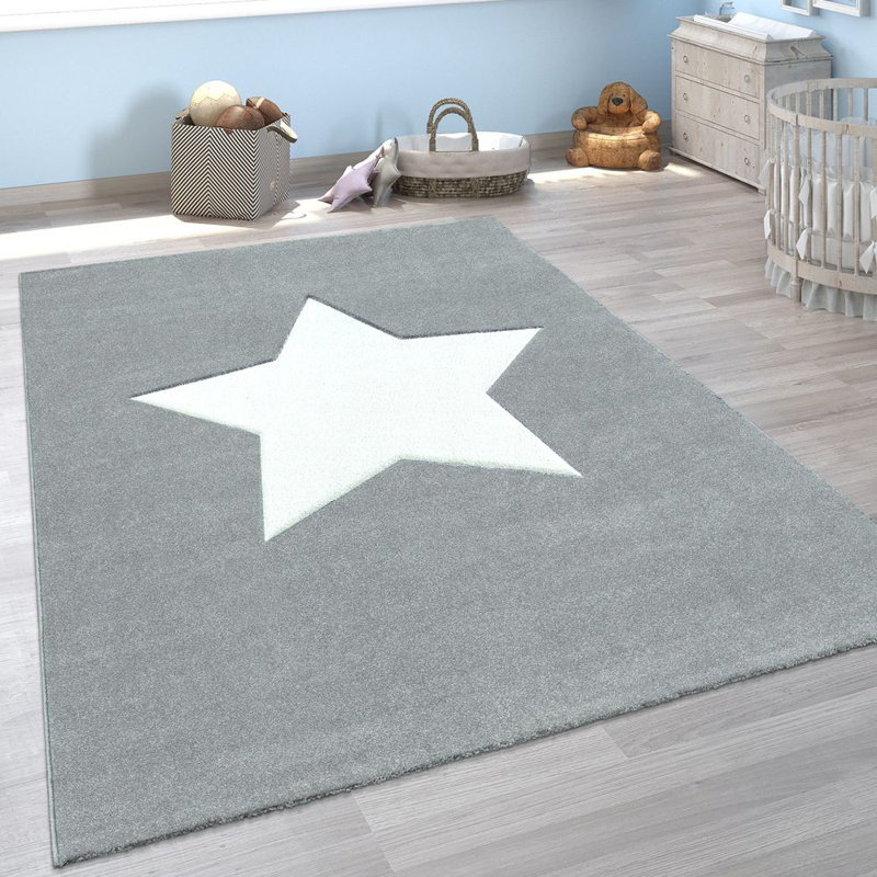 Polk Flatweave Light Grey Rug, Rectangle 160 x 230cm