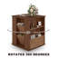 Rangement tout en un - Finition noyer