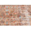 Tapis rétro, tapis décoratifs 4,5 po x 4,7 pi, tapis moderne, tapis Oushak, tapis orange, tapis turc