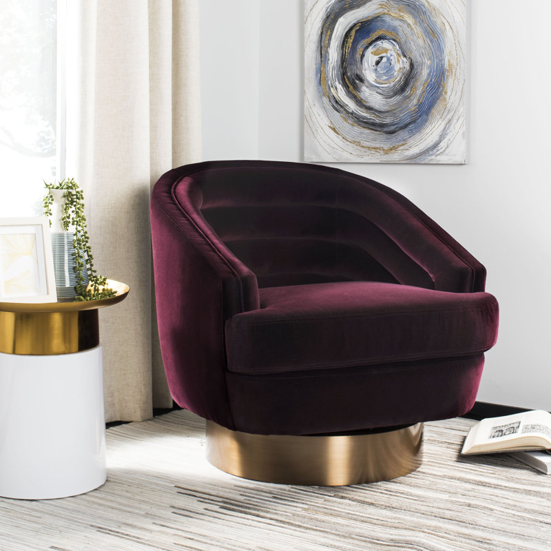 Fauteuil demi-tonneau Arvilla, Cabernet de Giotto