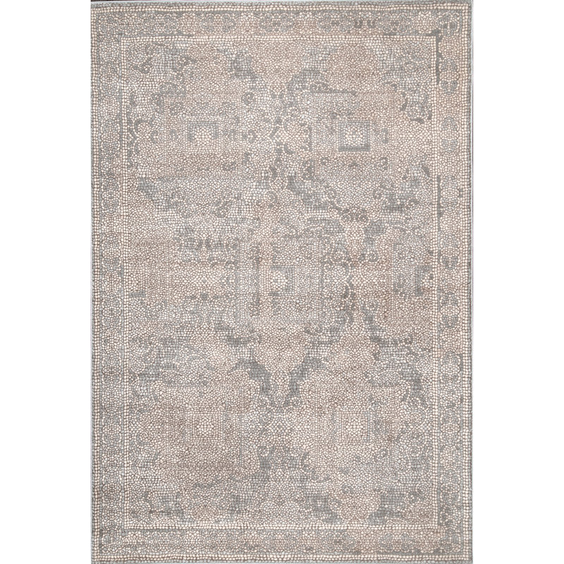 Tapis brun Balmorhea, Rectangle 5 pi 3 po x 7 pi 6 po