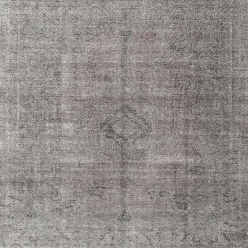 Tapis 100% traditionnel lavable à la machine 3658, Carré 3 pi