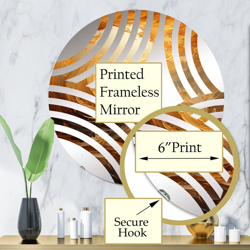 Circle Mirror, 31.4" x 31.4"