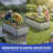 8X4x2ft Large Galvanized Raised Garden Bed Kit With Gloves,Silver-840954990-854802062