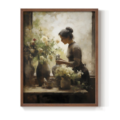 Reproduction encadrée WOMEN Series CDXII - bois massif
