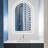 Estartit Aluminium Arch Wall Mirror-870953439