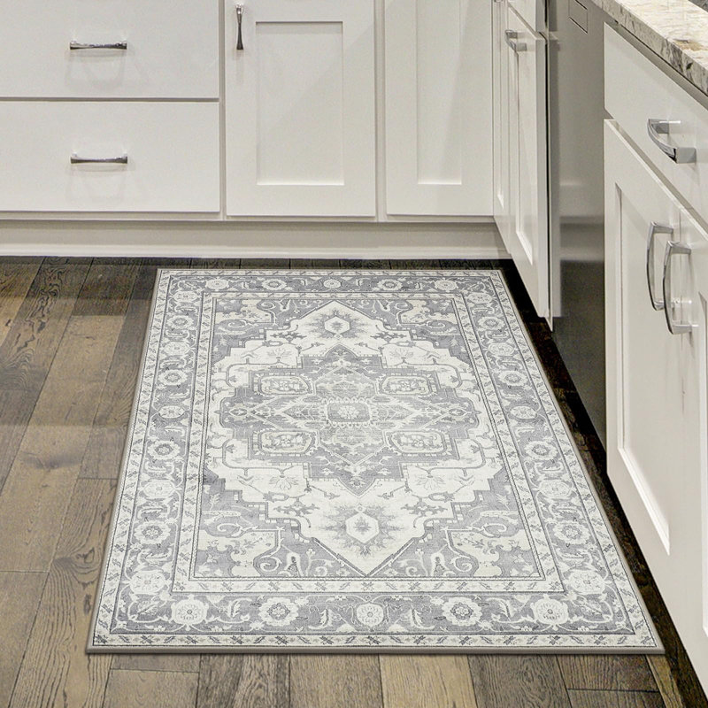 Tapis rectangulaire Nilay avec envers antidérapant, Rectangle 2 pi x 3 pi