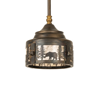Luminaire suspendu cylindrique à 1 lumière Graylee
