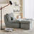 Armless Bean Bag Set With Ottoman (set Of 2)-1225101363