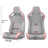 2PC Universal Bucket Racing Seats Red Stitch Red PVC Leather Reclinable Carbon Look Leather Red With Adjustor Slider(Not Including Seat Bracket ) 1 Box Of 2 Pieces-123796471