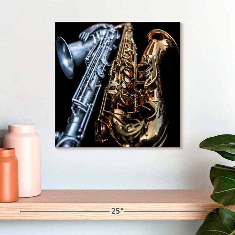 Abarca Saxophone Duo, 16" H x 16" W
