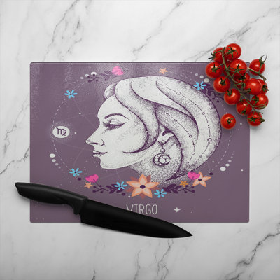 Modern Magic Witchcraft Dining Glass Chopping Board