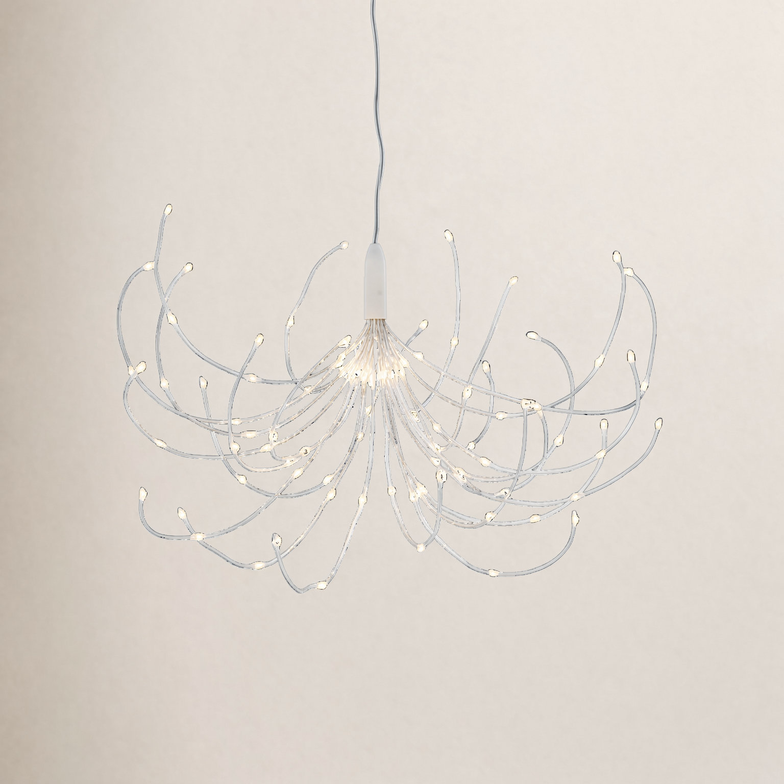 Warm White LED Starburst Hanging Light