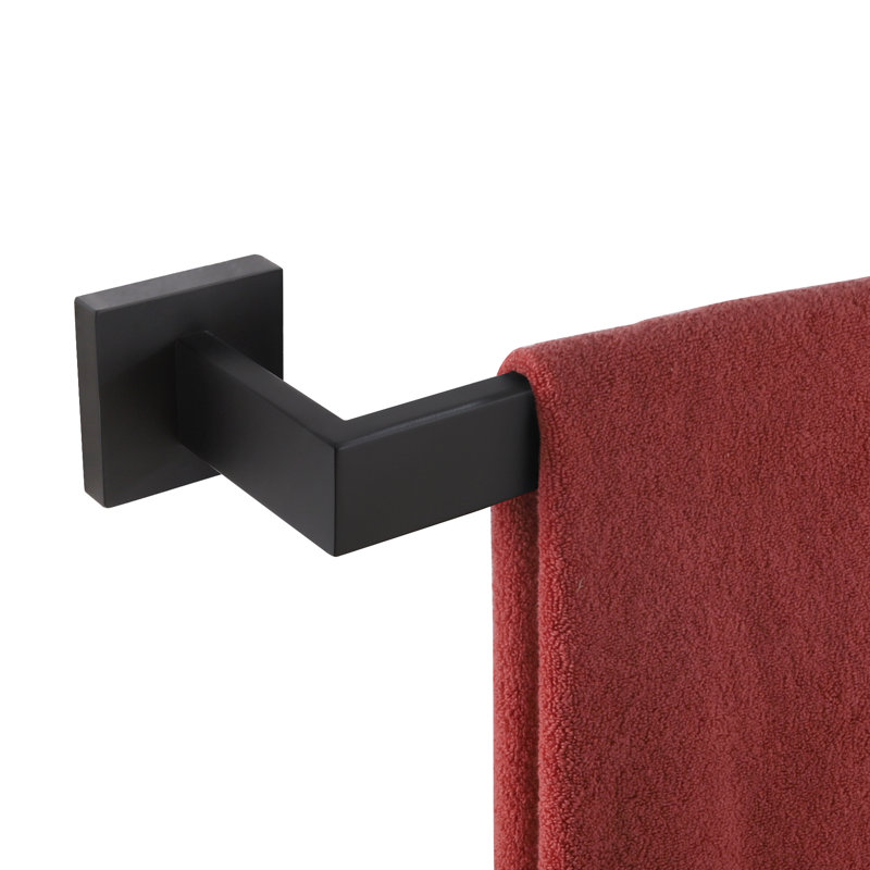 Porte-serviettes mural 25,5 po, Noir mat, 24'' 