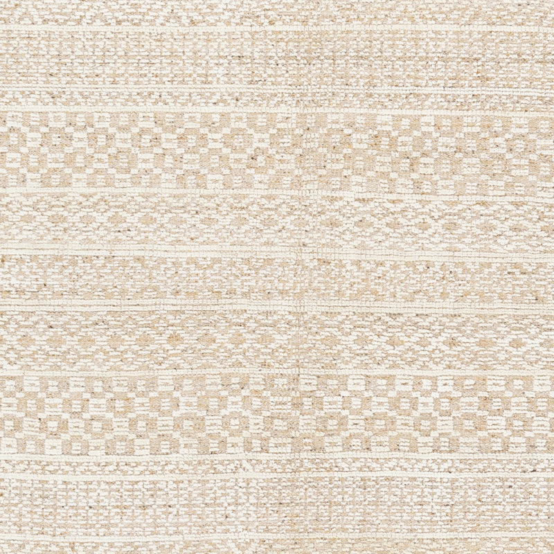 Tapis ivoire noué à la main Maja, Rectangle 2 pi x 3 pi
