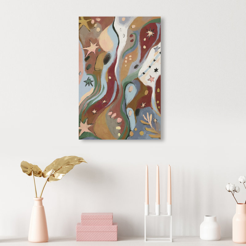 Modern Folk II Print by Oliver Gal, 30"H x 20"W, Gallery Wrapped