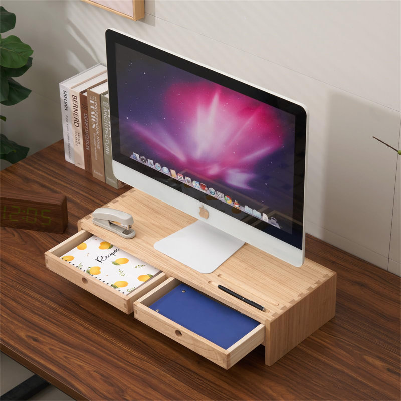 Adayla Manufactured Wood Monitor Stand