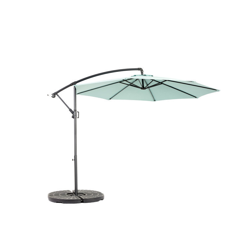 Parasol de piscine avec toile et structure