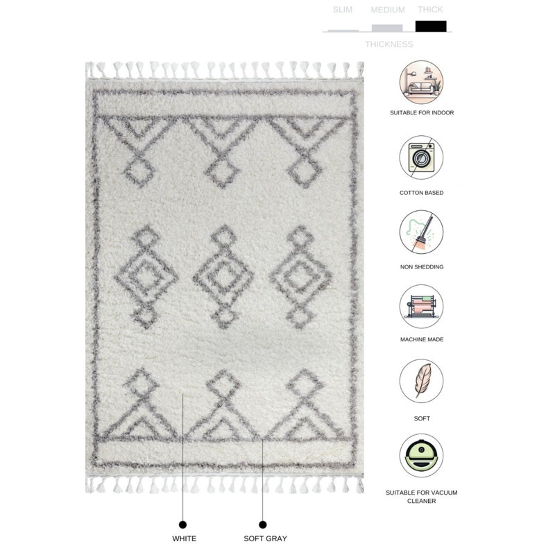 Sutley Striped Indoor Rug, Rectangle 1'8" x 2'8"