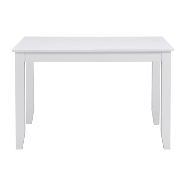 August Grove® White Rectangular Dining Table | Wayfair