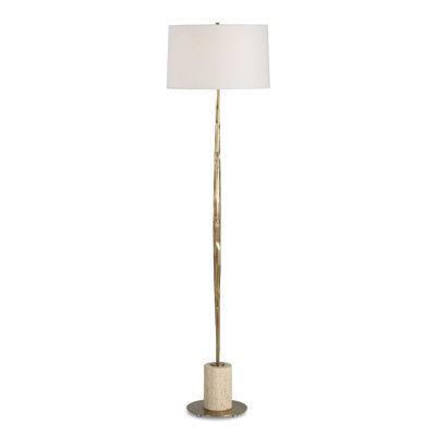 Lampe sur pied en laiton Halen