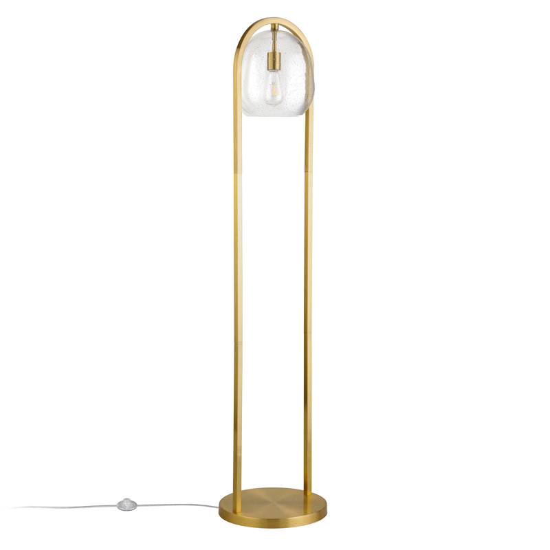 Dellvale 64'' Novelty Floor Lamp, Brushed Brass
