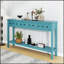 Console rustique avec deux tiroirs de tailles différentes pour le rangement et la présentation dans les petits espaces-510790608