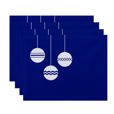 Napperon imprimé de 18 po Holiday Print