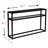 50.25'' Glass Top Console Table