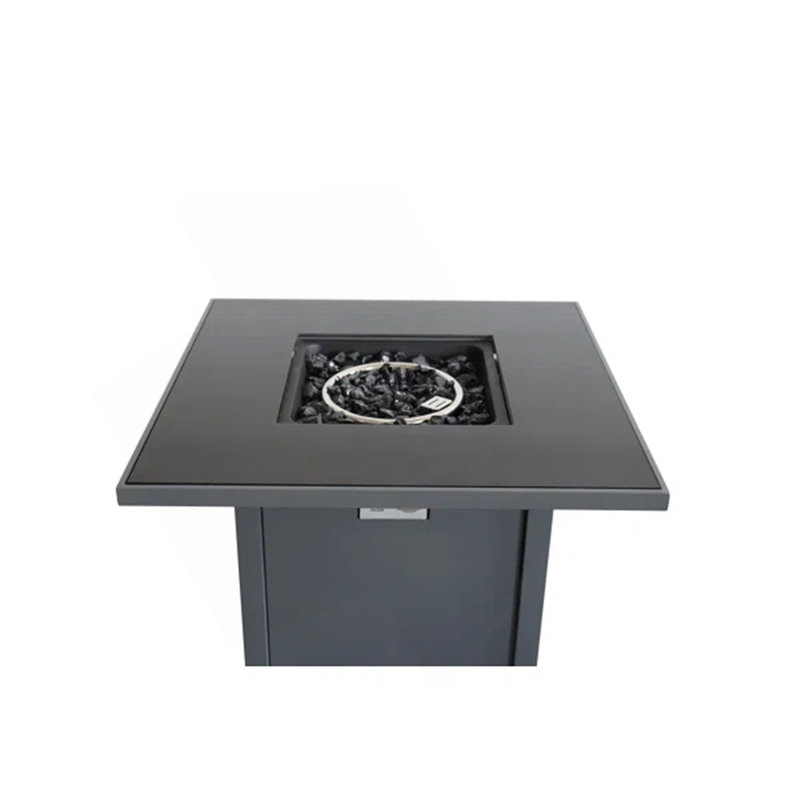Outdoor Fire Pit For Outdoor Home Garden Backyard Fireplace (30 Inch Steel), Gray