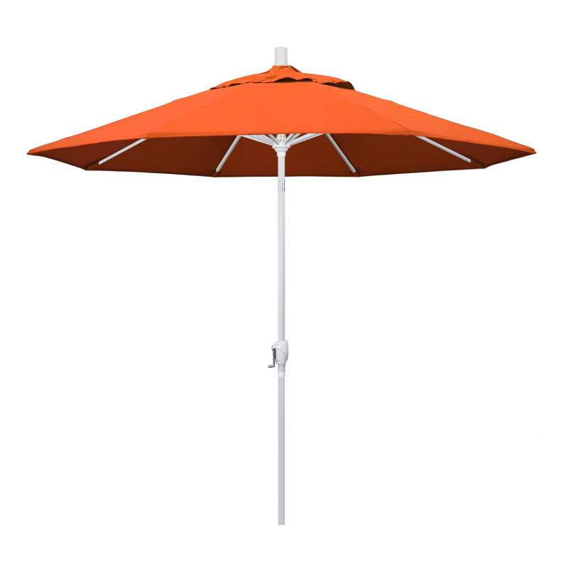 Parasol de marché 9 pi Ayomipo, Toile Sunbrella® tangerine