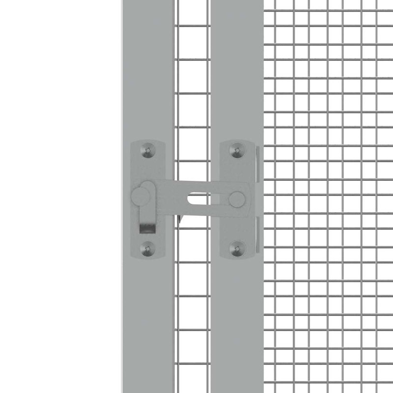 Dariona 83.3'' Steel Flat Top Flight Cage, Gray