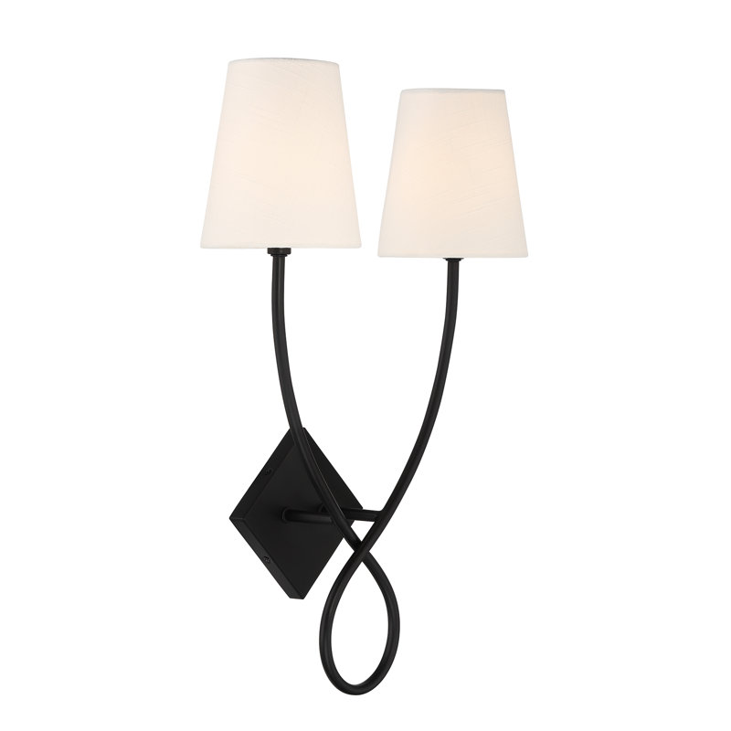 Juwon Metal Wallchiere in Black, Black