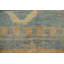 Tapis bleu à motif végétal Ziegler 8x8