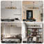Lustre spoutnik industriel moderne 34 "