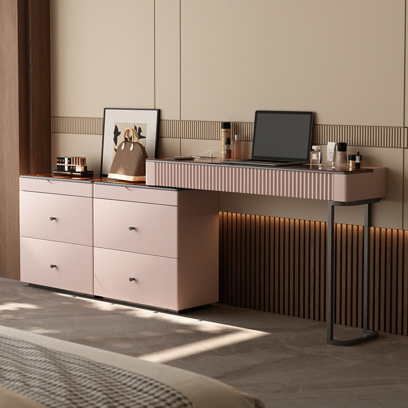 Dressing Table , Pink/Grey