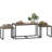 Nesting Coffee Table Set of 3, End Tables for Living Room, Brown