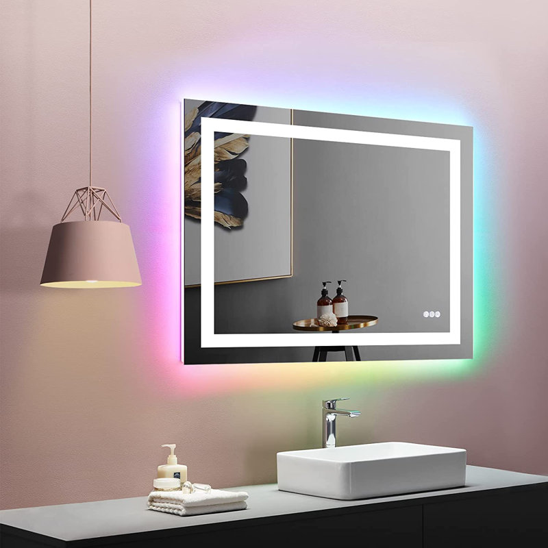 Rectangle Mirror, 32" x 40", White