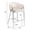 Tabourets de bar en tissu Teddy Boucle-277536203-277536207