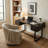 Voltes Solid Wood Steel Writing Desk