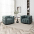 Fauteuil pivotant capitonné large de 38 po Ashyiah