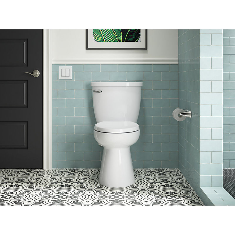 Sterling By Kohler Brella 1.28 Gallons GPF Elongated Comfort Height Floor Mounted Kit (Seat Not Included)