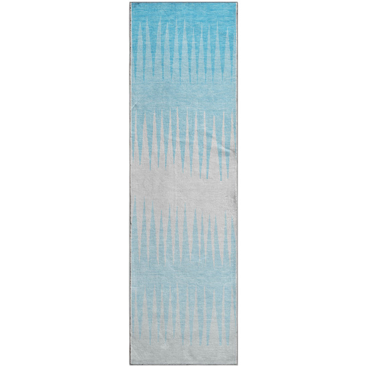 Premium Machine Washable Prisco Sky Rug