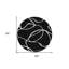 Tapis rond noir 8 po