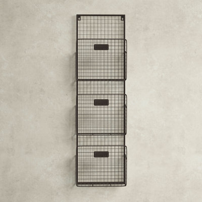 Kieran 3 Tier Wire Wall Unit Set