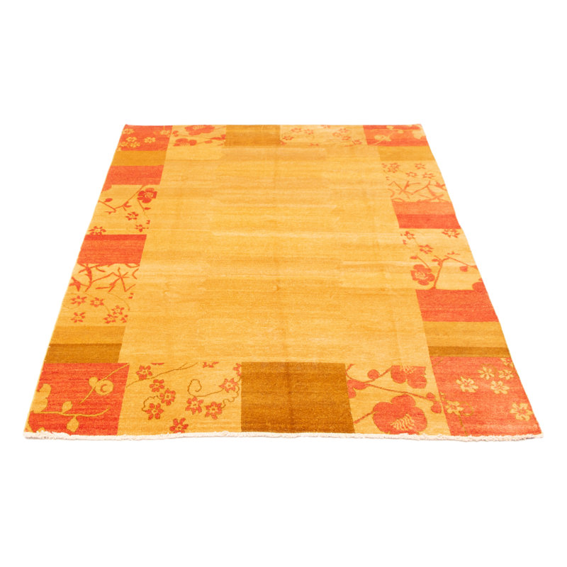 Tapis unique en laine noué à la main 6 pi 10 po x 9 pi nouvel âge Broumov