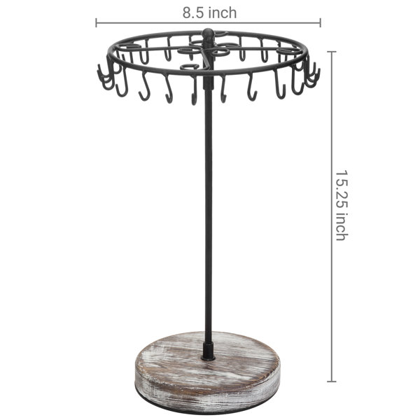 Metal Jewelry Holder Necklace Hanger Stand Everly Quinn