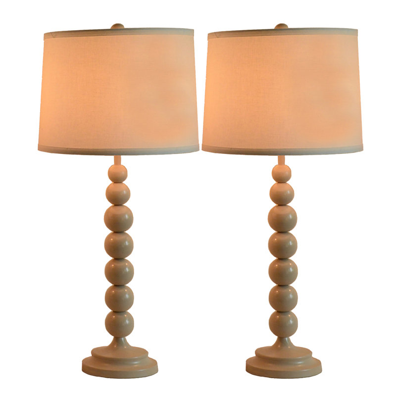 Ensemble de lampe de chevet 28,5 "Ferrin, Sable lustré